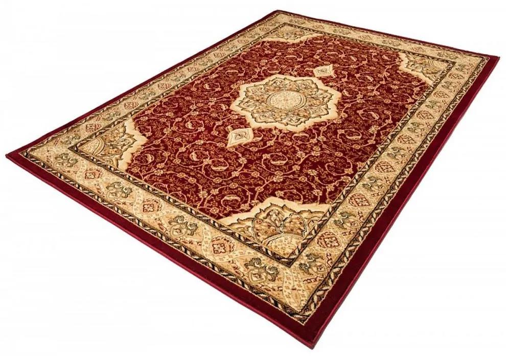 Kusový koberec klasický vzor 2 bordó 220x320cm