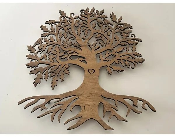 Li-Go 5732/DUB/S2 - LED Nástenná dekorácia LED/10W/5V 20000 mAh 68x80 cm dub