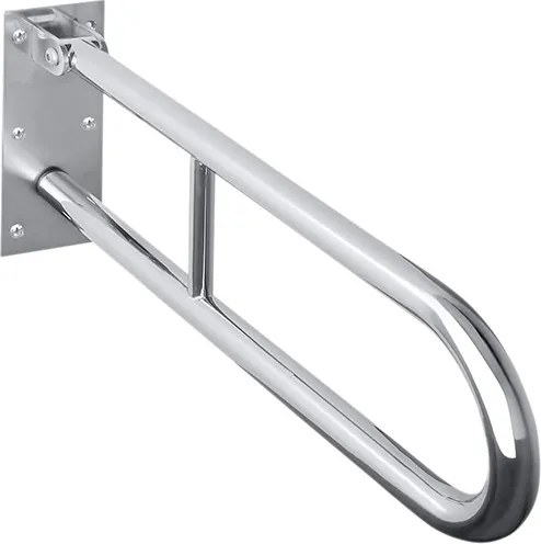 Bemeta Design HELP: Madlo, 813 mm, v tvare U, sklopné, bez krytky, nerez, lesk - 301102081