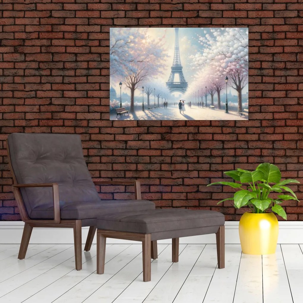 Obraz - Maľba z Paríža (90x60 cm)