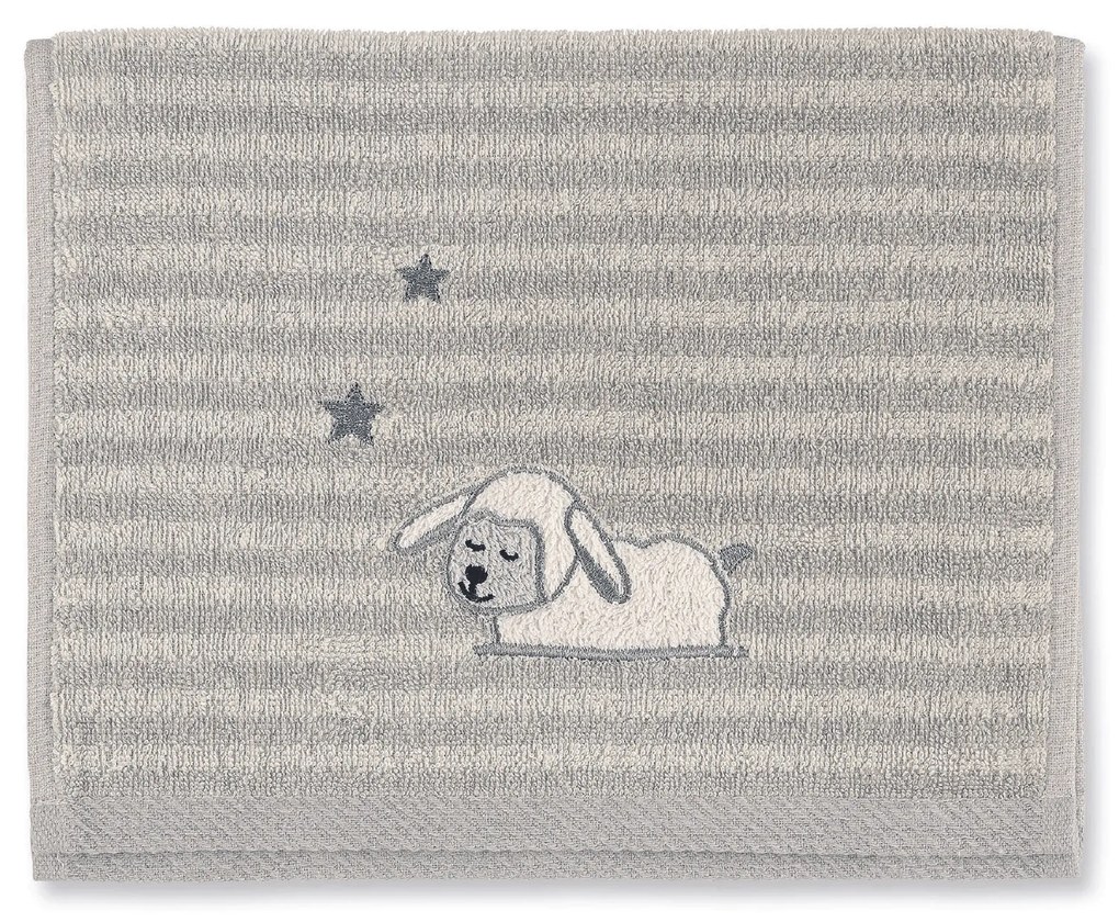 Sterntaler ručníček, proužky, ovečka Stanley, 30 x 50 cm, 7161968