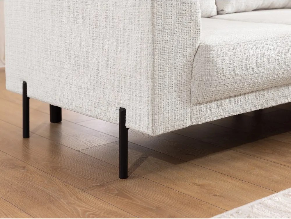 Béžová ženilková rohová pohovka (pravý roh/do L) Mauris – Ropez