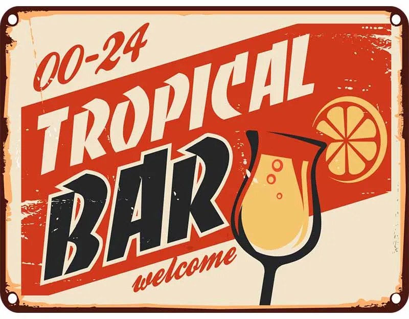 Ceduľa Tropical Bar