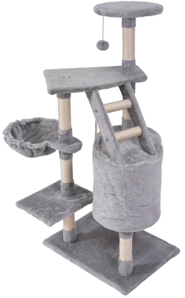 Tutumi, vysoké škriabadlo - veža pre mačky 101-160 cm 322138 XXL, HOM-02831