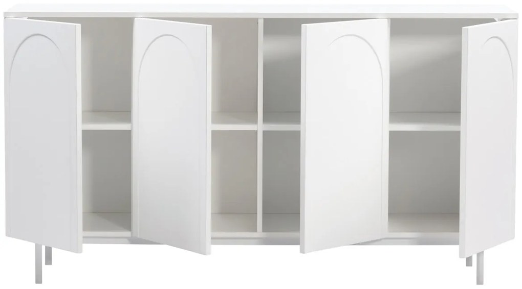 Komoda HELENE 161 cm bílá