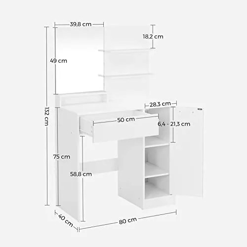 Toaletný stolík RDT119W01