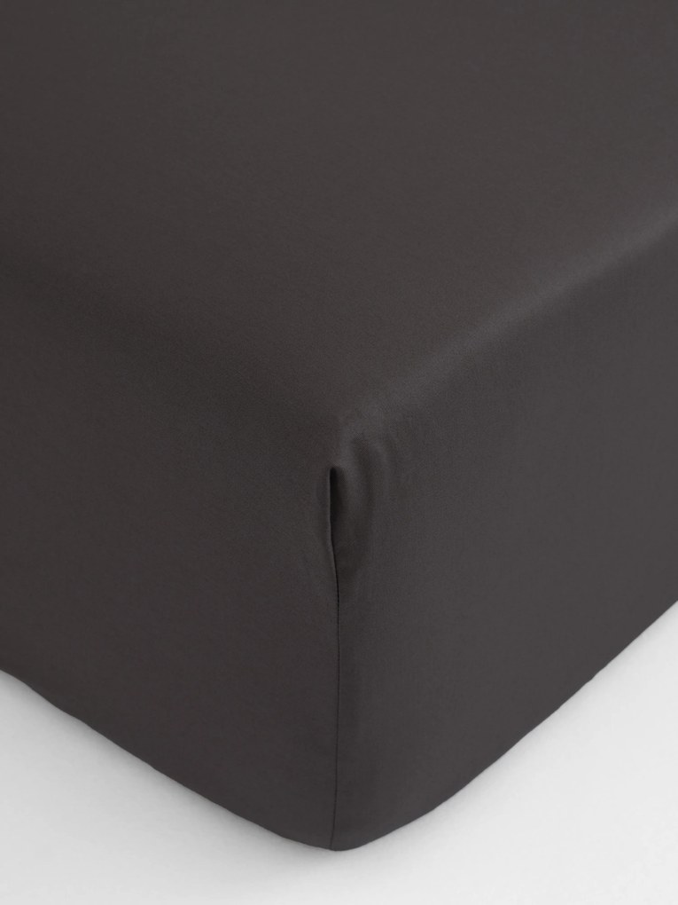 Saténová plachta Diana 180 × 200 cm - antracitová