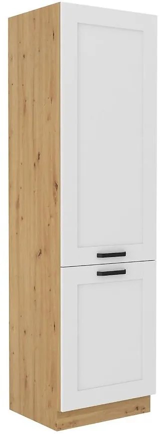 Kuchynská skrinka LUNA biela mat/artisan 60lo-210 2f