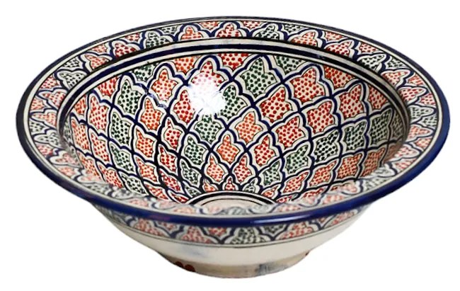Orientálne ručne maľované umývadlo FES 06
