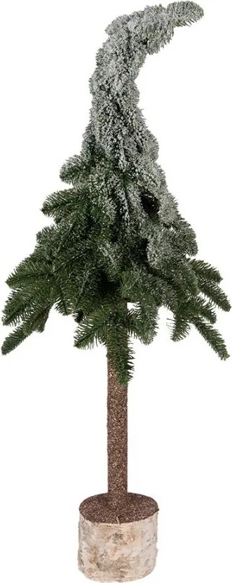Elegantný zasnežený ihličnan na podstavci – Dotyk zimnej mágie - Ø 30*85 cm