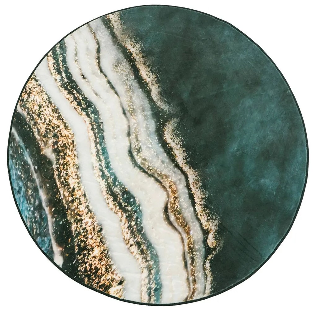 TZ Okrúhly mramorový koberec Kiara Rozmer: 100