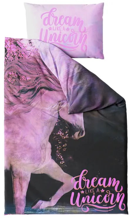 Detské obliečky MAGIC HORSE farebné Rozmer obliečky: 50 x 75 cm | 140 x 200 cm