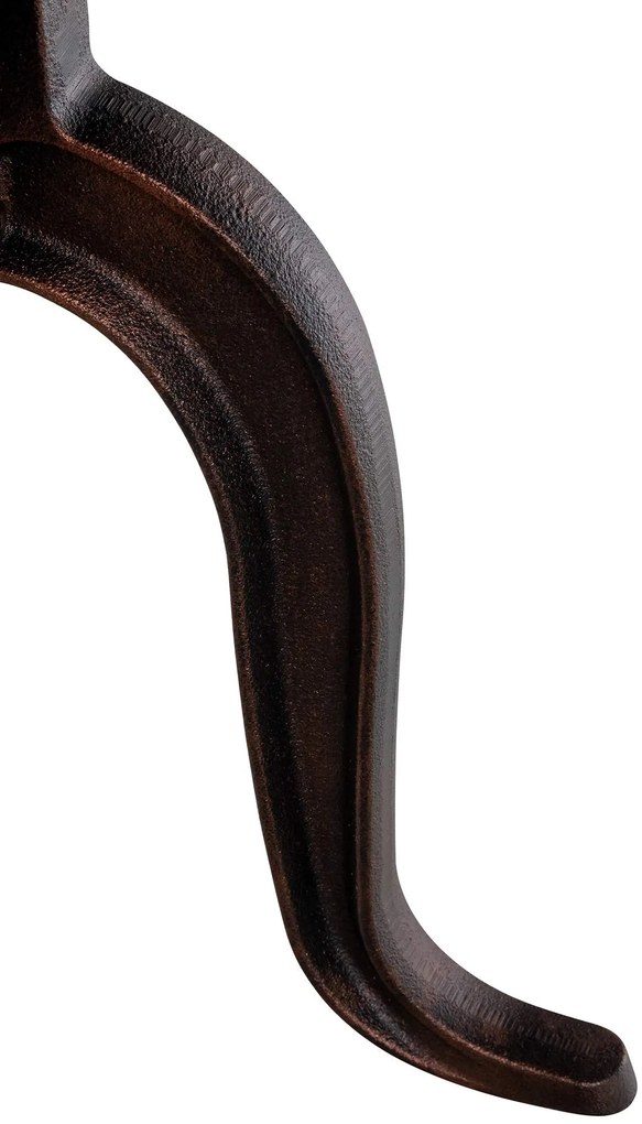 Kovový barový stôl Marcos v industriálnom štýle - v46-66 x Ø50 cm - Bronzová