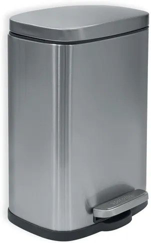 Spirella pedálový odpadkový kôš AKIRA kartáčovaná nerez oceľ 5 L 10.19833