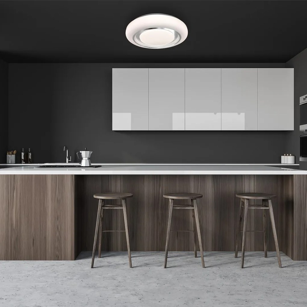 Stropné LED svietidlo Megan, 1x LED 48w, 3000-6000k, w/ch, s ovládačom