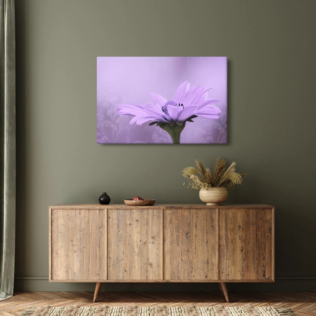 Obraz - Fialový kvet (90x60 cm)