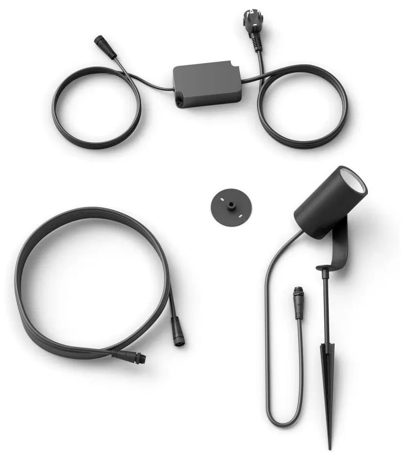 Philips 17428/30/P7 - LED RGB Vonkajšie bodové svietidlo Hue LILY LED/8W/230V IP65