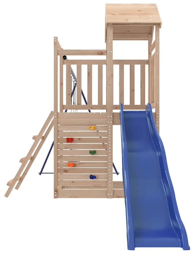 Vonkajšia súprava na hranie masívna borovica