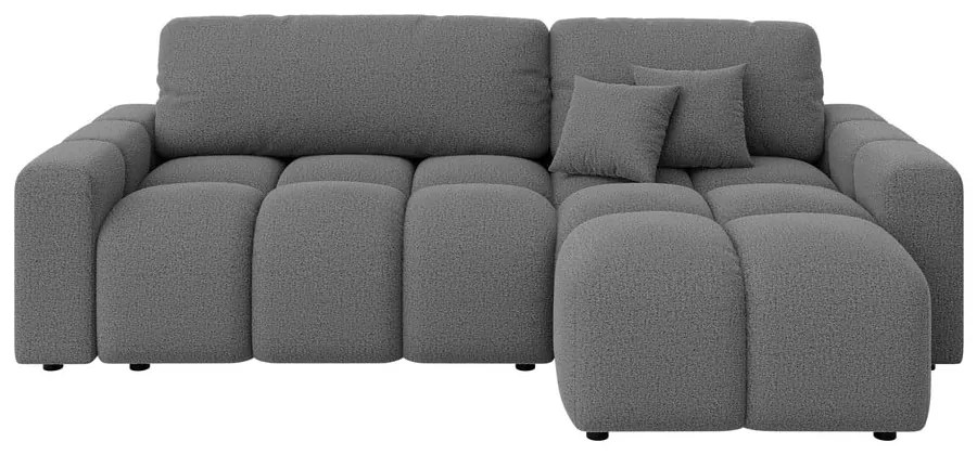 Sivá rozkladacia rohová pohovka (variabilná) Luki – Ropez