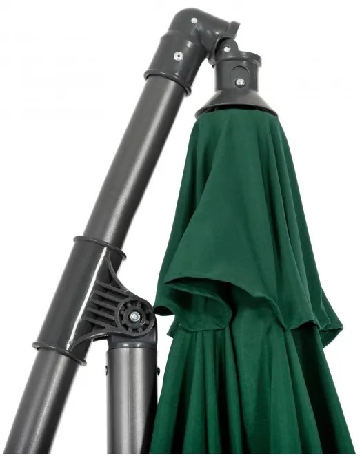 ShopJK ZÁHRADNÝ SLNEČNÍK 350 CM BÉŽOVÝ