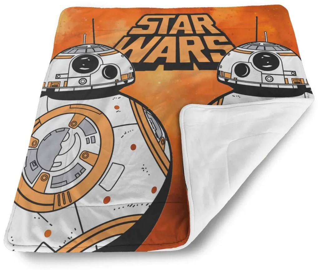 Sablio Deka pre bábätko Star Wars Ohnivé pozadie - 90x120 cm