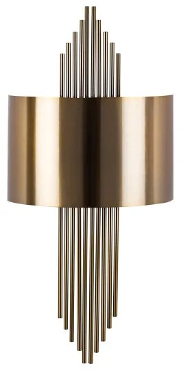 Nástenné svietidlo 1xE27/40W/230V zlatá/medená