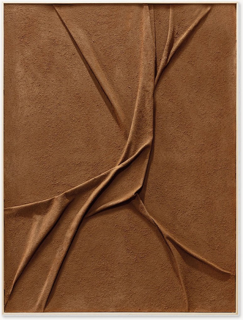 Ručne maľovaná nástenná dekorácia na plátne Leather