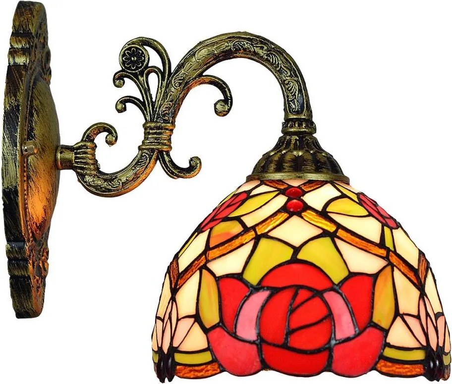 Brilagi - Tiffany vitrážové nástenné svietidlo GARLAN 1xE27/40W/230V