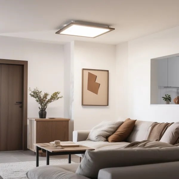 Brilagi - Stmievateľné LED svietidlo SLIMFRAME WOOD LED/58W/230V 64x64 cm + DO