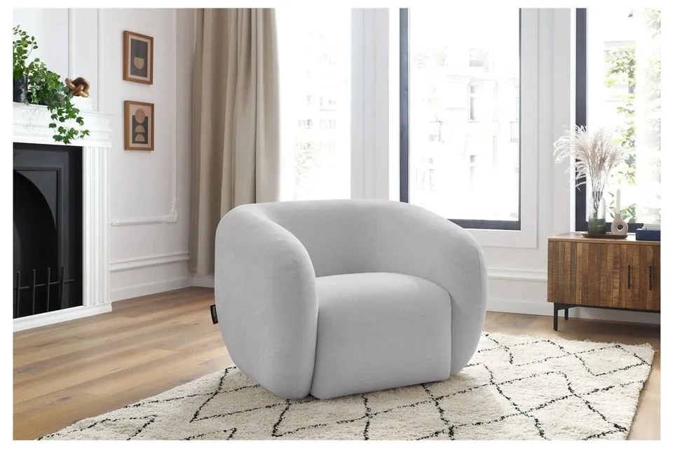 Sivé kreslo Celine – Bobochic Paris