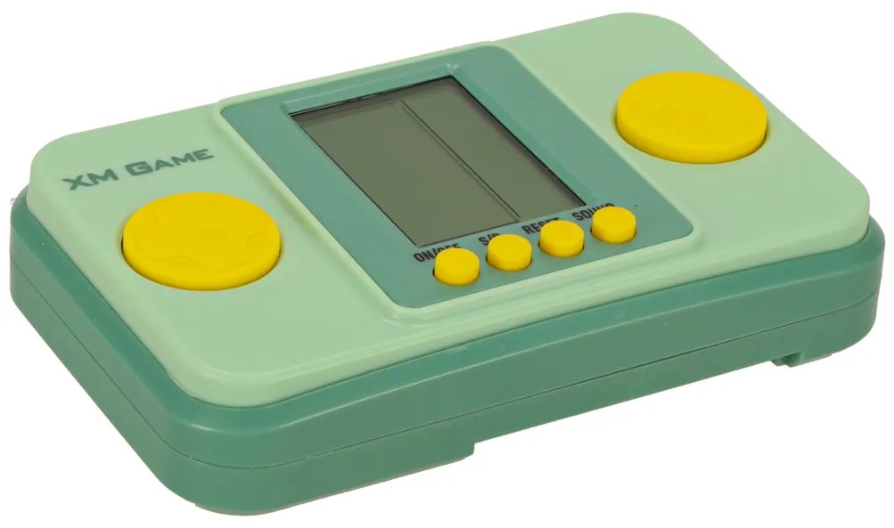 KIK Prenosná retro arkádová konzola zelená