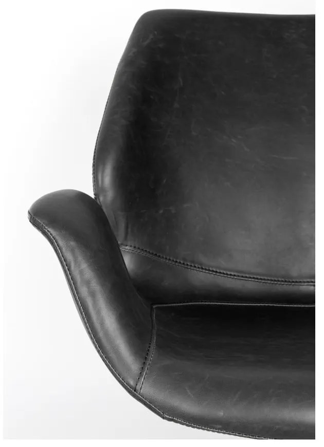 Čierna stolička Zuiver Nikki