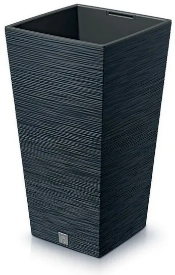 Kvetináč FURU SQUARE 39,5 cm, antracitový, 39 cm