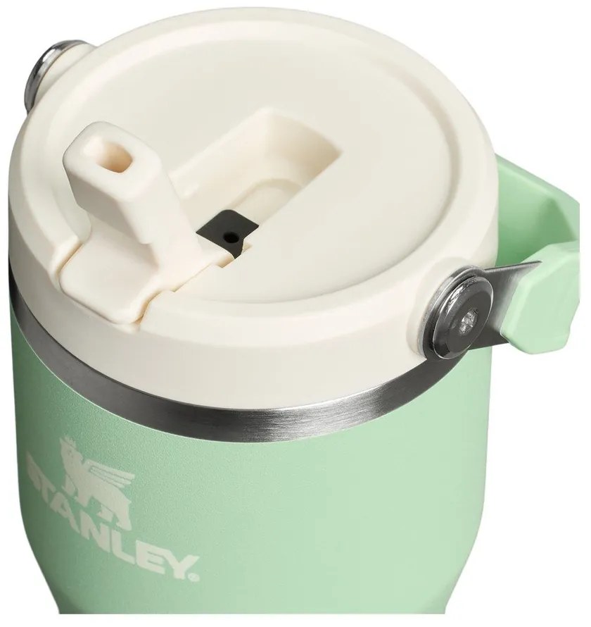 Šalviová zelená termoska z nehrdzavejúcej ocele 600 ml IceFlow™ Flip Straw 2.0 Tumbler Pistachio – Stanley