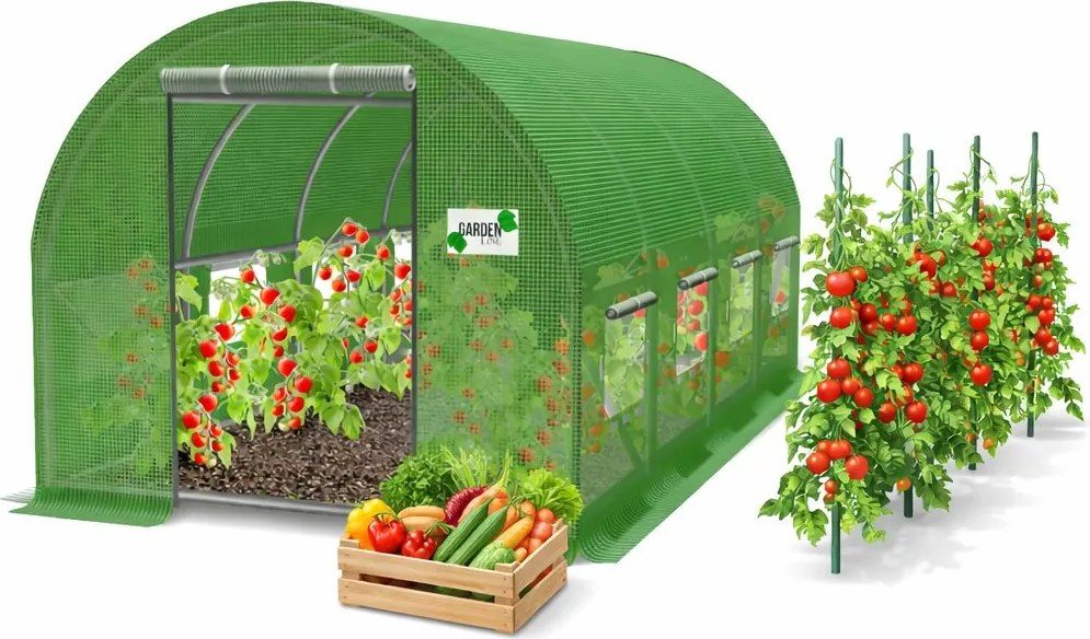 Záhradný fóliovník 4m x 2,5m x 2m GARDEN LINE – TUN5606