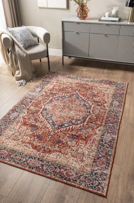 Koberec SILK terakota