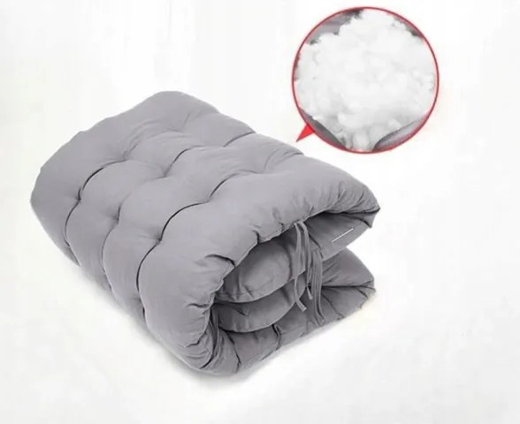 Záhradné lehátko so sivým rámom a vankúšom sivá