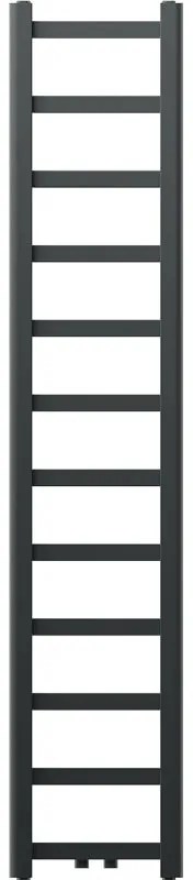 Mexen Bolt, vykurovacie teleso 1500 x 300 mm, 295 W, spodné a stredové, čierna, W126-1500-300-00-70