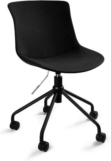 Kancelárska stolička Ainsley R, textil, čierna