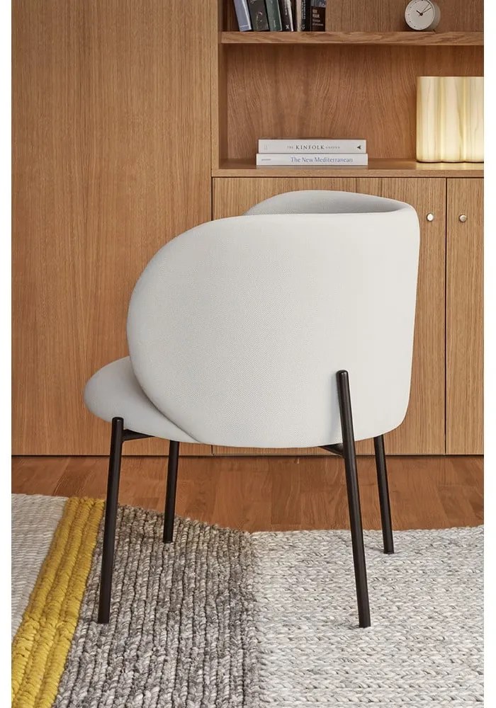 Svetlosivé kreslo Teulat Mogi