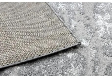 Moderný MEFE koberec 6184 Dlažba tehla - Štrukturálny, dve vrstvy rúna tmavosivá Veľkosť: 120x170 cm