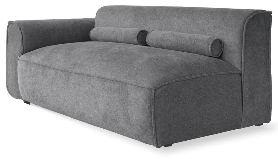 Sivý modul pohovky (ľavý roh) Flex Felix – Miuform