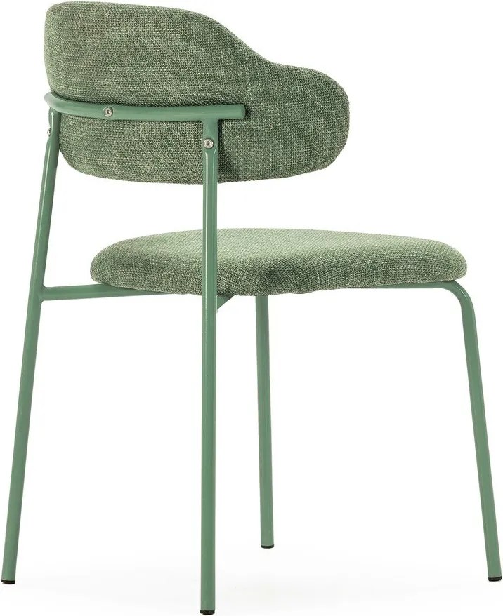 Zelené jedálenské stoličky v súprave 4 ks Adriel – Marckeric