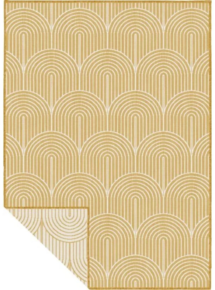 Okrovožltý vonkajší koberec 80x150 cm Pangli Ochre – Hanse Home