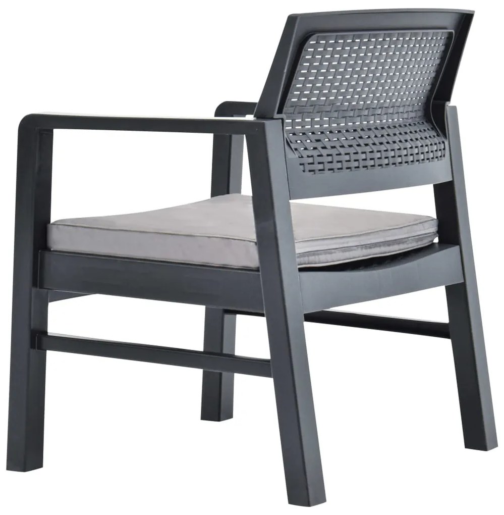 Čierny záhradný set OBASI