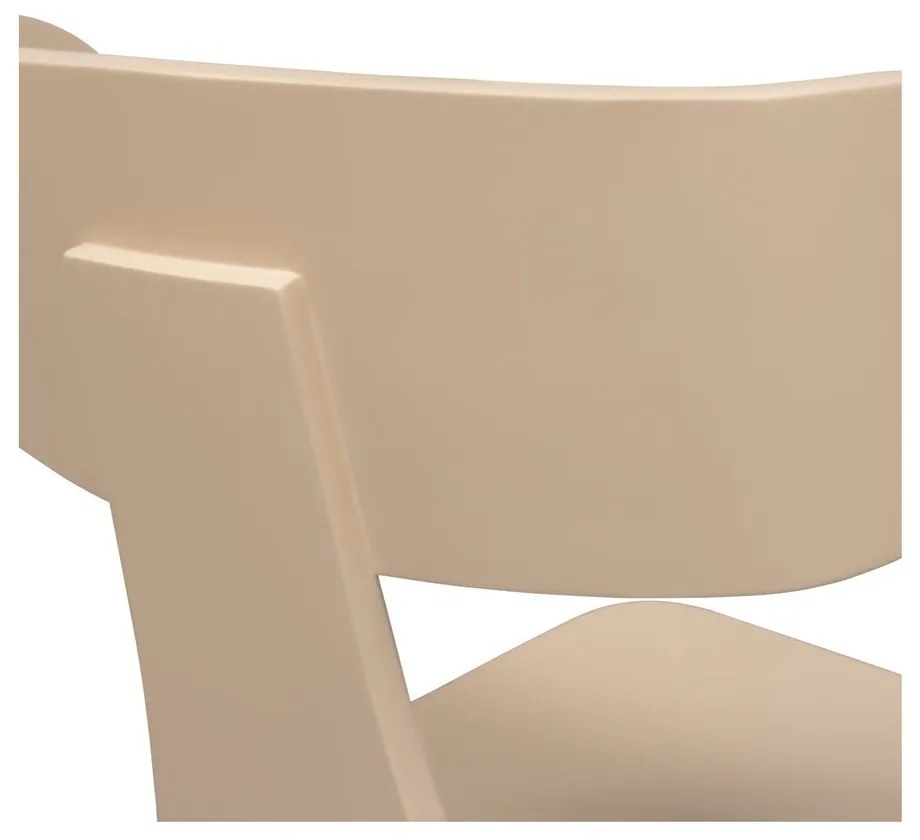 Stohovateľná jedálenská stolička v dekore jaseňa v prírodnej farbe Form – WOOOD