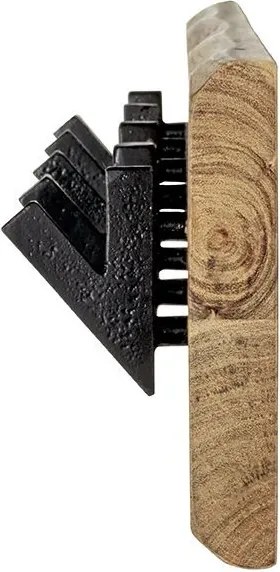 Věšiak na stenu Riviera, šírka 60 cm, masivna akácia