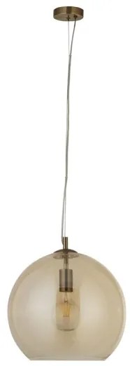 Searchlight 1635AM - Luster na lanku BALLS 1xE27/60W/230V mosadz