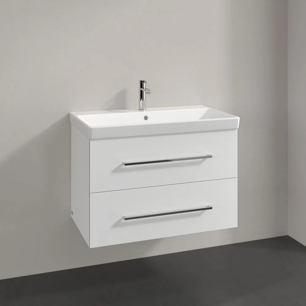 VILLEROY & BOCH Avento závesná skrinka pod umývadlo, 2 zásuvky, 780 x 452 x 514 mm, Crystal White, A89100B4