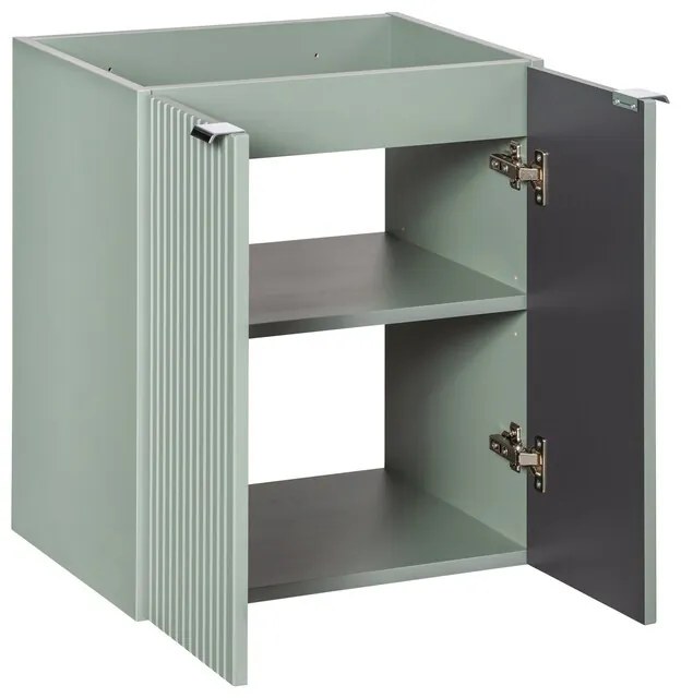 Umývadlová skrinka Line Reed Green D 82-60-2D šalviová zelená